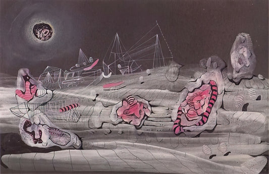 Roberto Matta: The Visionary Surrealist Who Bridged Art and Consciousness - DARK LIGHT 1940 by Roberto Matta
