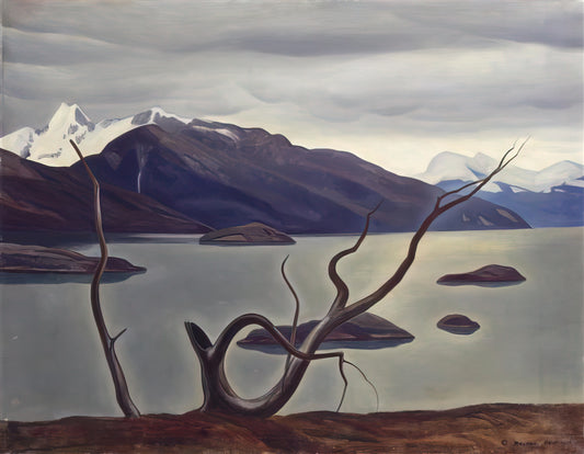 Rockwell Kent Paintings: A Journey Through the Artist's Vision of Nature and Humanity - Admiralty Sound, Tierra Del Fuego by Rockwell Kent