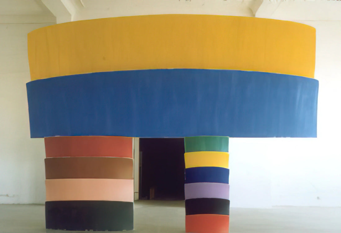 Ron Gorchov Acrylic Print: A Modernist's Vision in Contemporary Art - Entrance - 1972 by Ron Gorchov