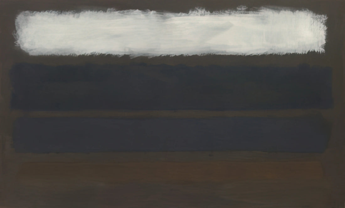 Rothko 1968: The Final Years of a Master and His Enduring Legacy in Abstract Expressionism - No. 14 Horizontals, White over Darks - 1961 by Mark Rothko