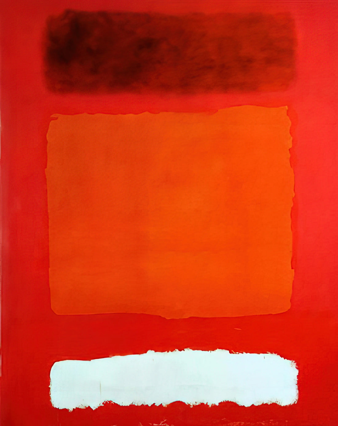 Rothko Canvas Prints for Sale: A Collector's Guide to Authentic Color Field Art - Red, White, and Brown - 1957 by Mark Rothko