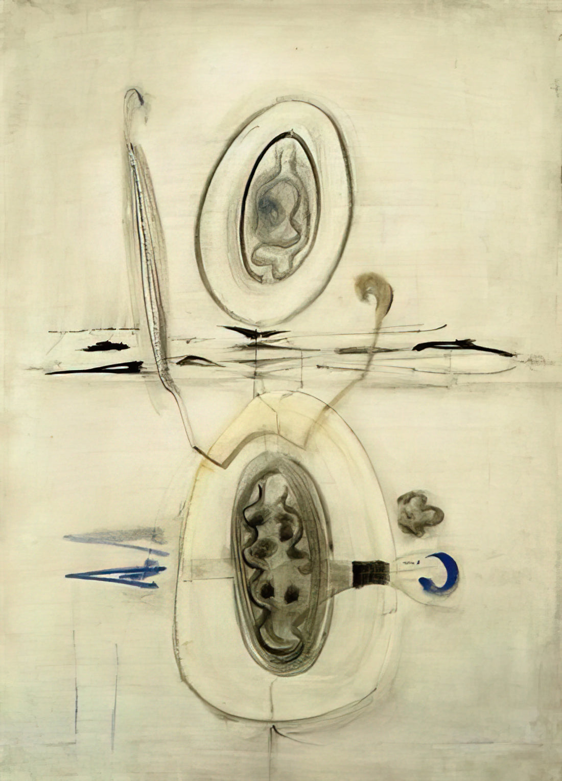 Rothko Center: Exploring the Emotional Depth of Mark Rothko's Abstract Masterpieces - Untitled - 1940 by Mark Rothko
