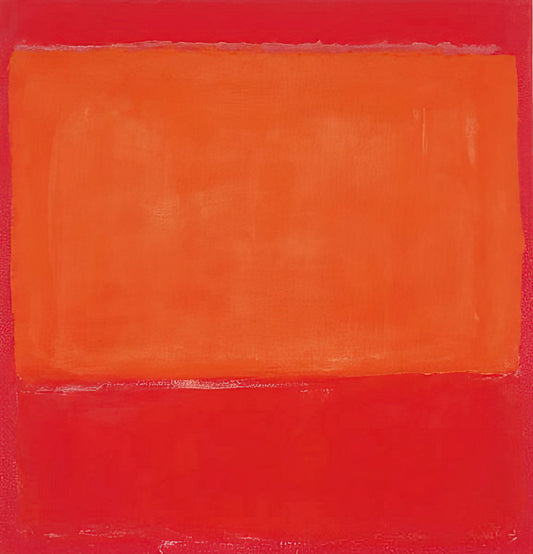 Rothko No. 13: A Deep Dive into the Artist's Signature Color Field Masterpiece - Ochre and Red on Red - 1957 by Mark Rothko