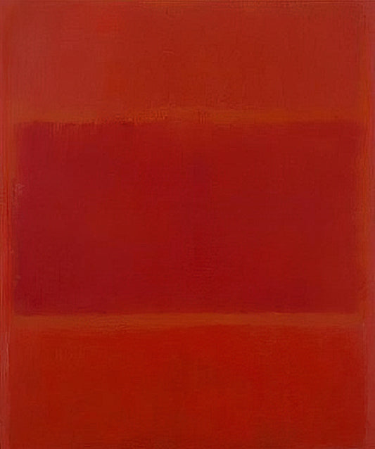 Rothko No. 9: A Deep Dive into the Artist's Iconic Color Field Masterpiece - Red and Orange - 1955 by Mark Rothko