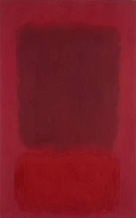 Rothko Painting Red: The Emotional Power of Color in Abstract Expressionism - Red and Brown - 1957 by Mark Rothko