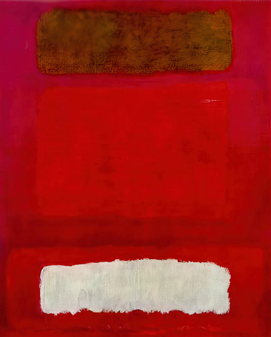 Rothko Style Paintings: Understanding the Emotional Power of Color Field Abstraction - No. 16 Red, White, and Brown - 1957 by Mark Rothko
