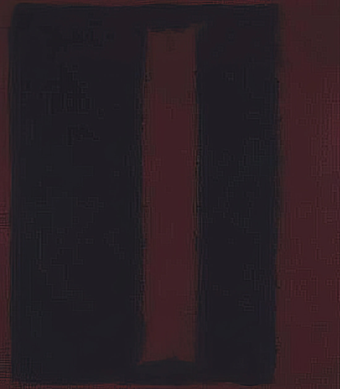 Rothko's Four Darks in Red: A Deep Dive into the Artist's Late Masterpiece - Black on Maroon - 1959 by Mark Rothko