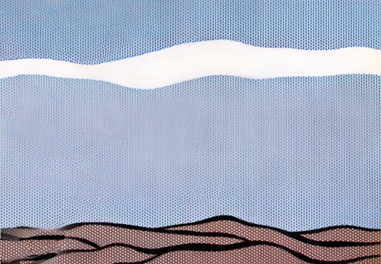 Roy Lichtenstein Art: A Definitive Guide to the Pop Art Pioneer's Iconic Style and Legacy - LANDSCAPE 1964 by Roy Lichtenstein