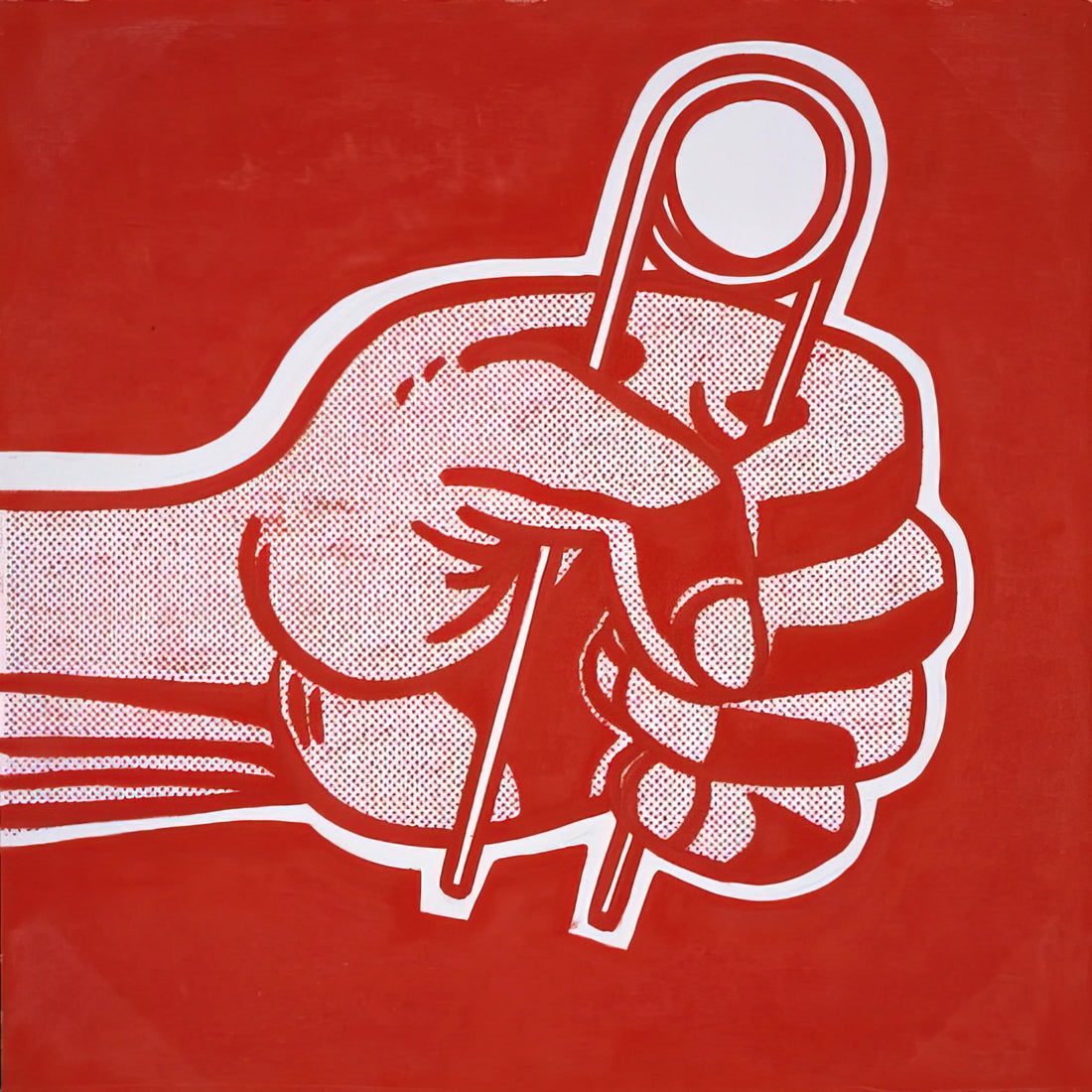 Roy Lichtenstein at the Whitney: A Pop Art Landmark Exhibition - THE GRIP 1962 by Roy Lichtenstein