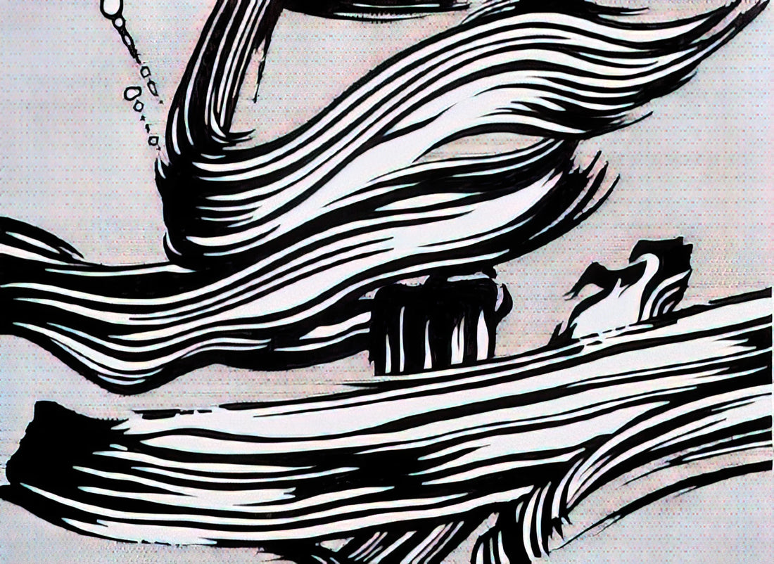 Roy Lichtenstein: The Master of Pop Art and His Enduring Legacy in Modern Printmaking - BRUSHSTROKES 1968 by Roy Lichtenstein