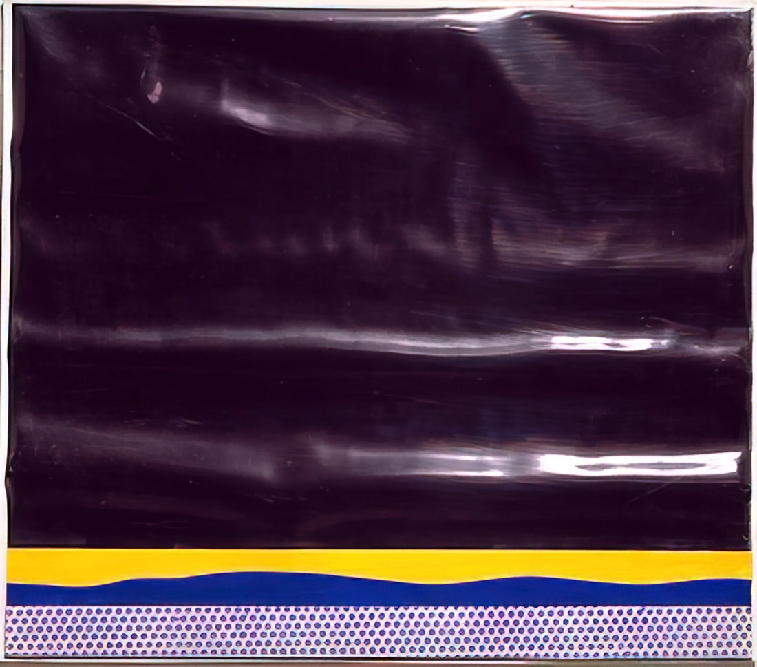 Roy Lichtenstein's WHAAM! Poster: A Pop Art Icon and Its Enduring Legacy - YELLOW LANDSCAPE 1965 by Roy Lichtenstein