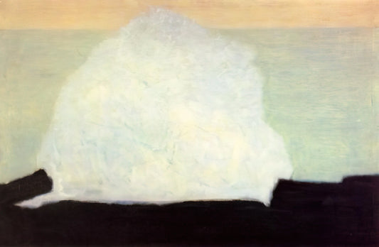 Sally Avery Paintings: The Quiet Brilliance of an American Modernist - White Wave - 1954 by Milton Avery