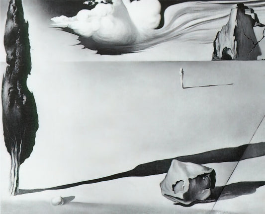 Salvador Dalí Don Quixote Print: Surrealism Meets Spanish Literary Icon - DESIGN FOR THE SET OF THE FILM SPELLBOUND by Salvador Dali