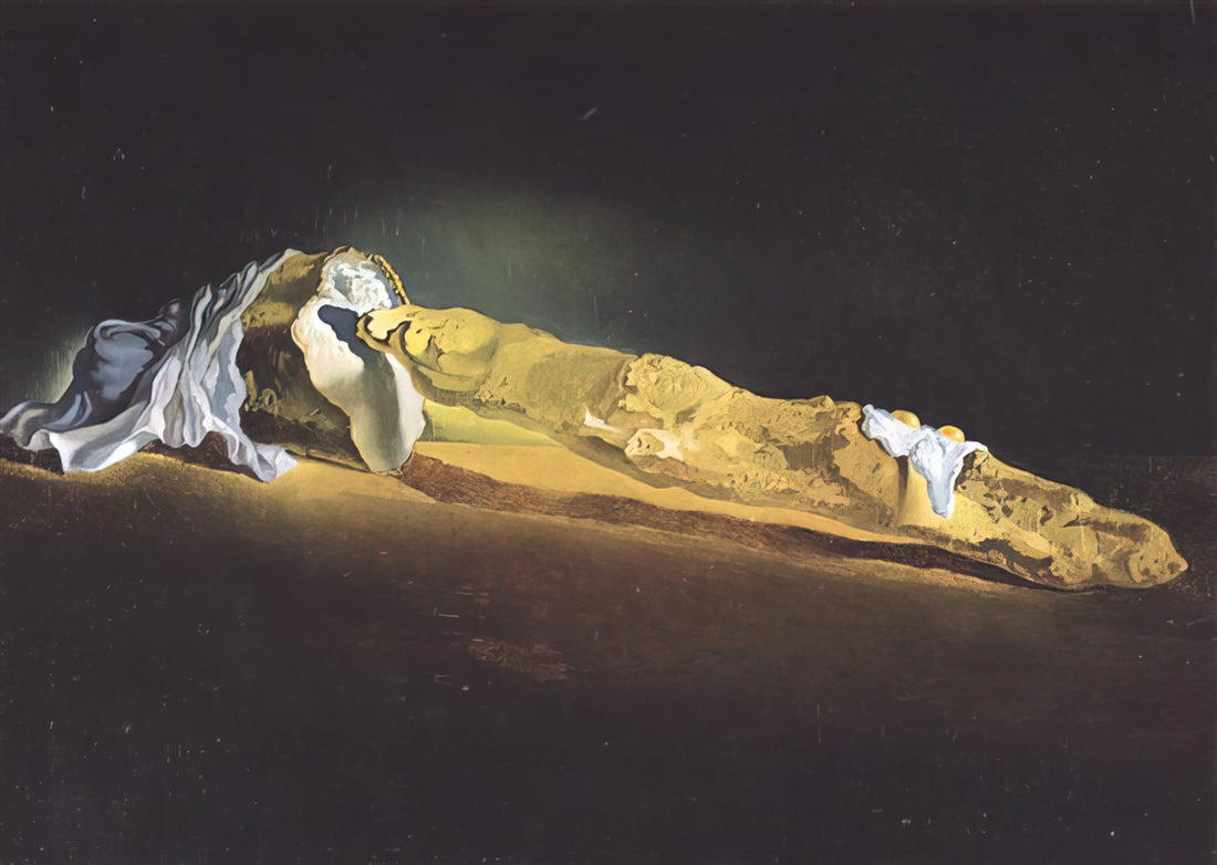 Salvador Dalí in the 1920s: The Formative Decade of a Surrealist Master - ORDINARY FRENCH LOAF WITH TWO FRIED EGGS by Salvador Dali