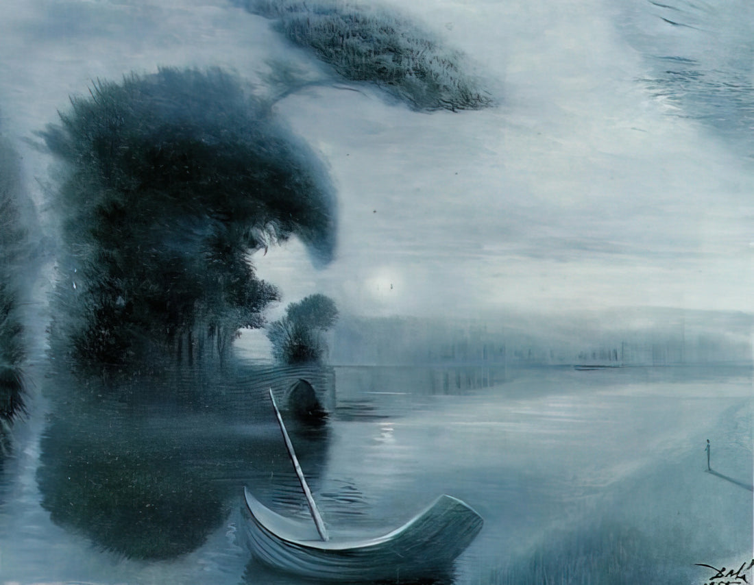 Salvador Dalí's Alice in Wonderland: A Surrealist Master's Vision of Carroll's Classic - METAMORPHOSIS OF HITLER S FACE INTO A MOONLIT LANDSCAPE WITH ACCOMPANIMENT by Salvador Dali