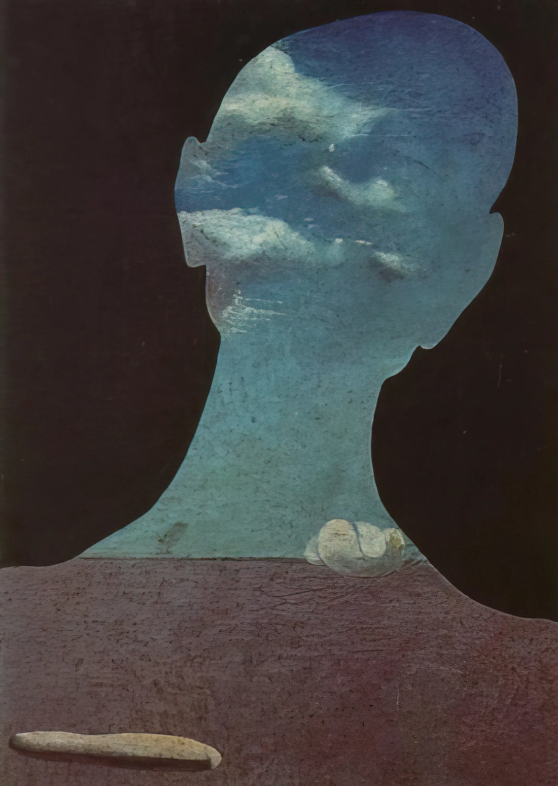 Salvador Dalí's Divine Comedy Prints: Surrealist Visions of Dante's Masterpiece - MAN WITH HIS HEAD FULL OF CLOUDS by Salvador Dali
