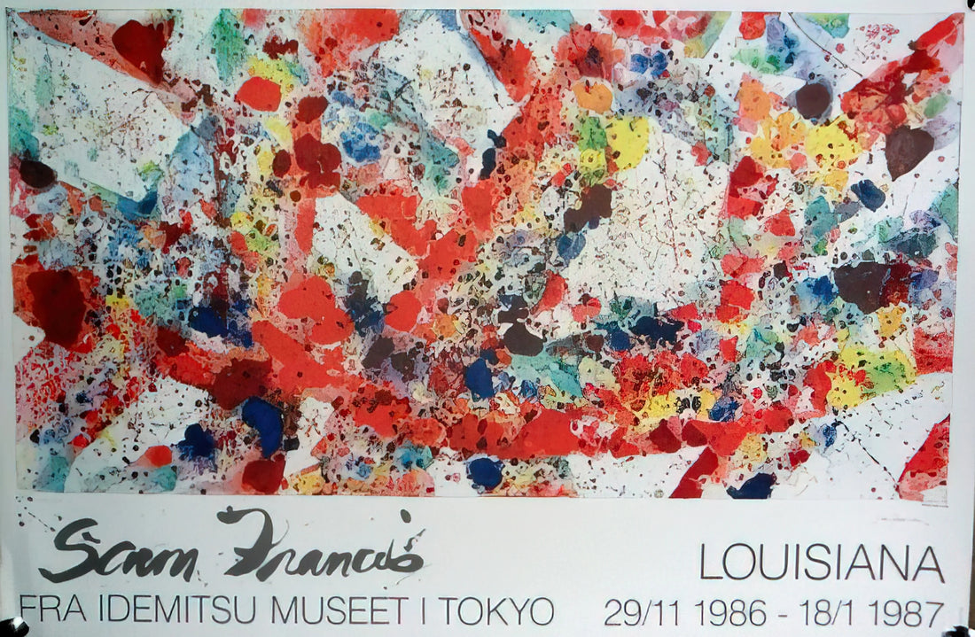Sam Francis: The Luminous Legacy of Abstract Expressionism's Color Field Pioneer - Polar Red by Sam Francis