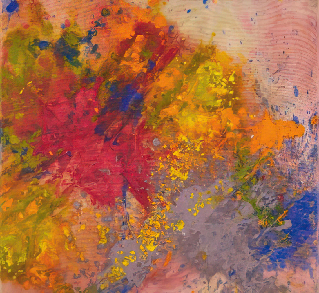 Sam Gilliam Drape Paintings: The Revolutionary Unfurling of Canvas - Red Linger by Sam Gilliam