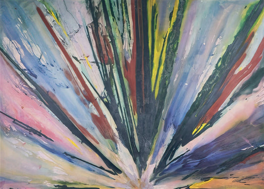 Sam Gilliam Prints: The Revolutionary Drape Paintings and Beyond - Stand by Sam Gilliam