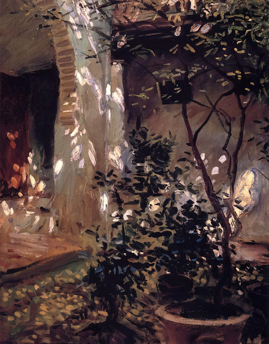 Sargent, Carolus-Duran, and the Portrait: A Master's Legacy in Modern Art Prints - Granada. Sunspots by John Singer Sargent