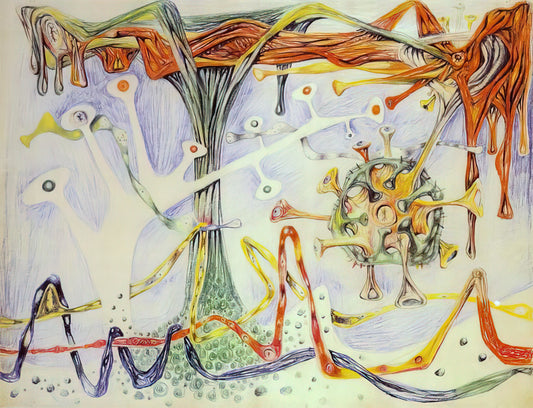 Sebastian Matta Clark: The Visionary Architect of Surrealist Space and Psychological Landscapes - MORPHOLOGY 1937 by Roberto Matta
