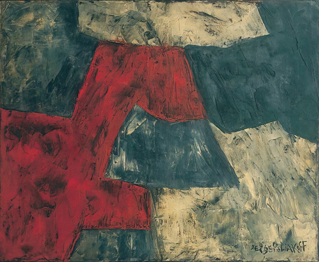 Serge Poliakoff Reproduction: A Guide to Museum-Quality Prints of an Abstract Master - Composition - 1958 by Serge Poliakoff
