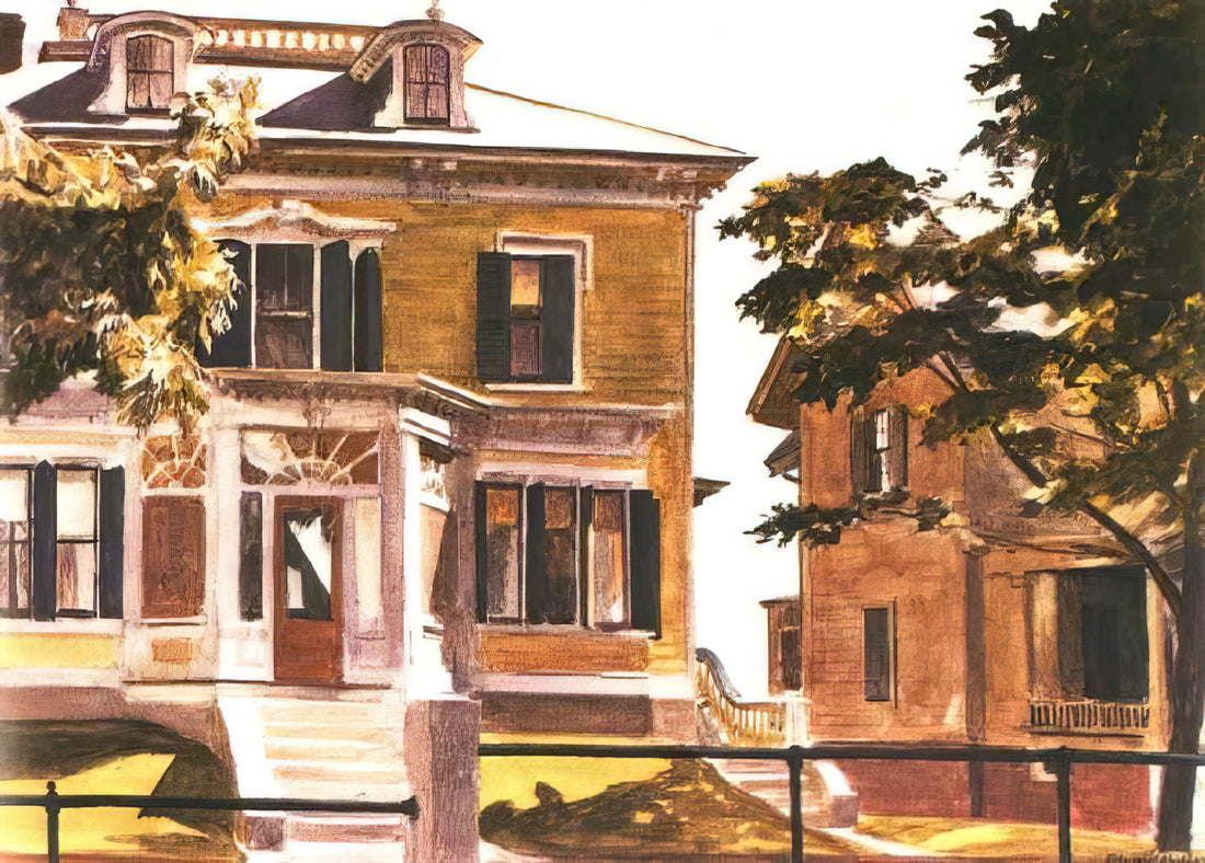 Shirley Edward Hopper: The Enduring Legacy of an American Master - Davis House by Edward Hopper