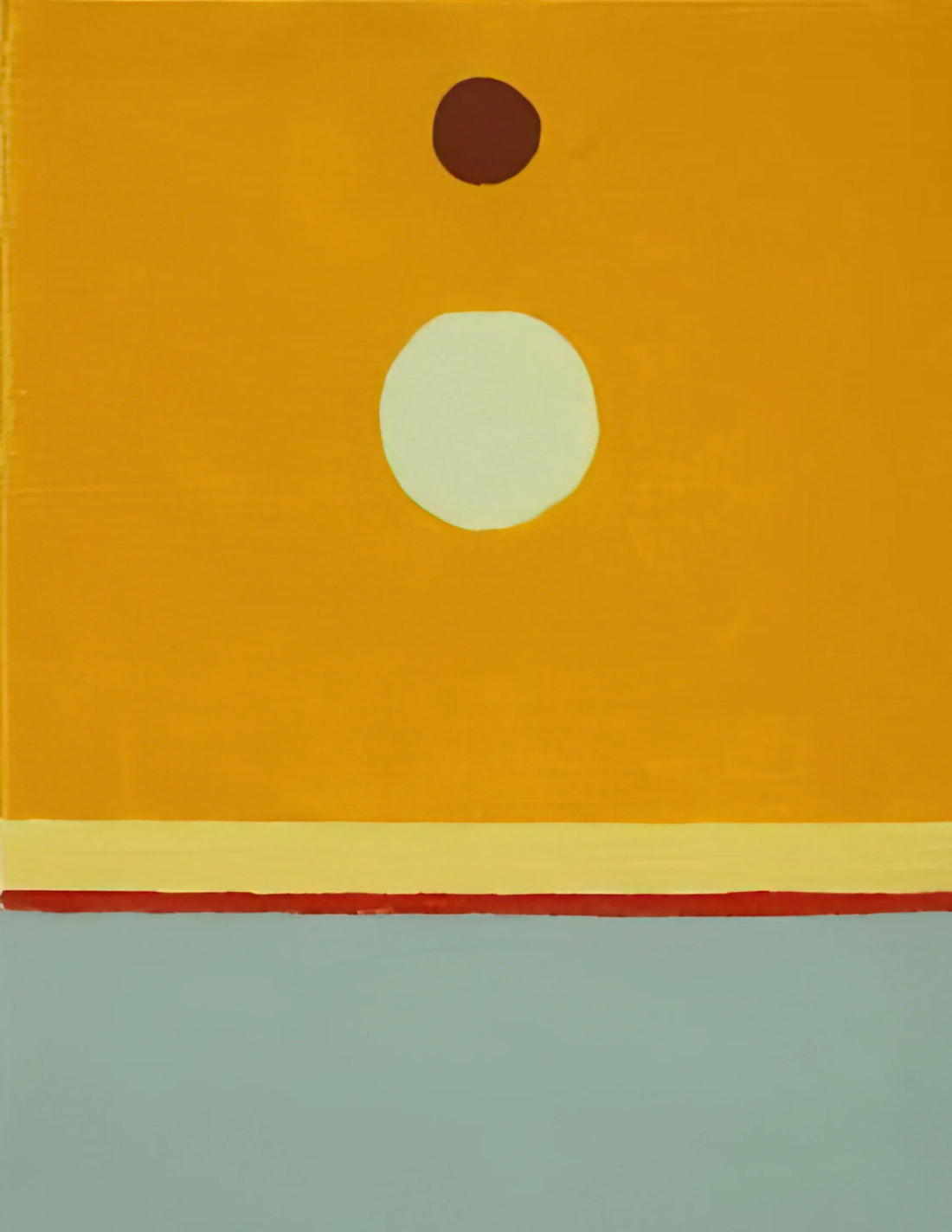 Simone Fattal and Etel Adnan: A Dialogue of Art, Poetry, and Cultural Memory - Untitled - 2014 by Etel Adnan