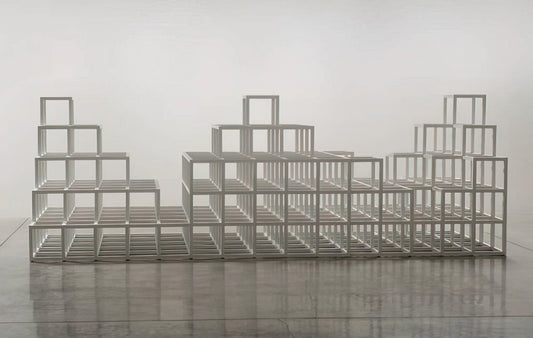 Sol LeWitt and Carol Androccio: A Legacy of Conceptual Rigor and Creative Partnership - Structure with Three Towers by Sol LeWitt