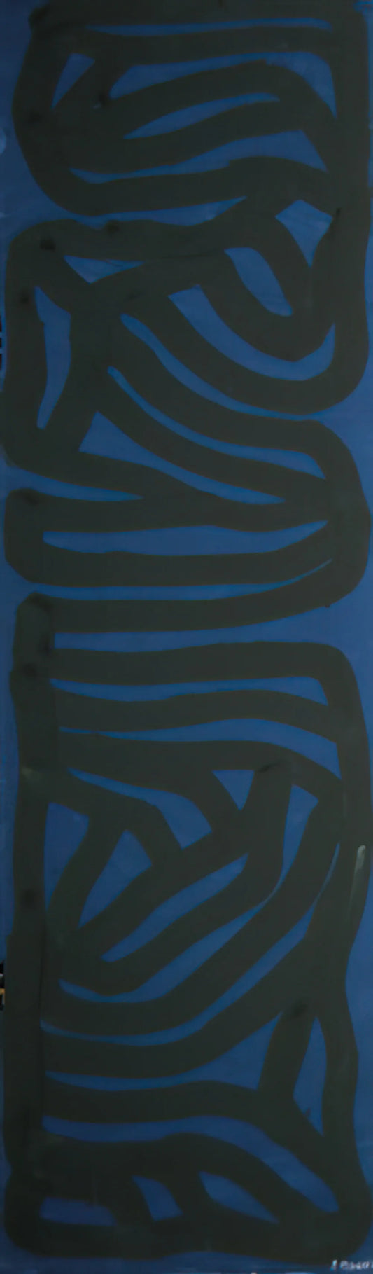 Sol LeWitt and the Whitney Museum: Conceptual Art's Enduring Partnership - Blue Vertical by Sol LeWitt