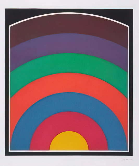 Sol LeWitt at MOCA: Conceptual Art's Enduring Legacy and Where to Find Museum-Quality Prints - Arc Bands by Sol LeWitt