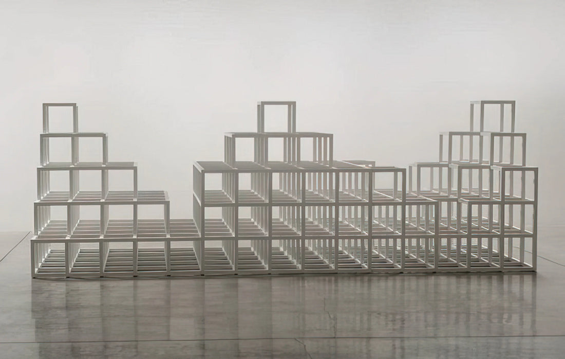 Sol LeWitt: The Conceptual Pioneer Who Redefined Art Through Systems and Ideas - Structure with Three Towers by Sol LeWitt