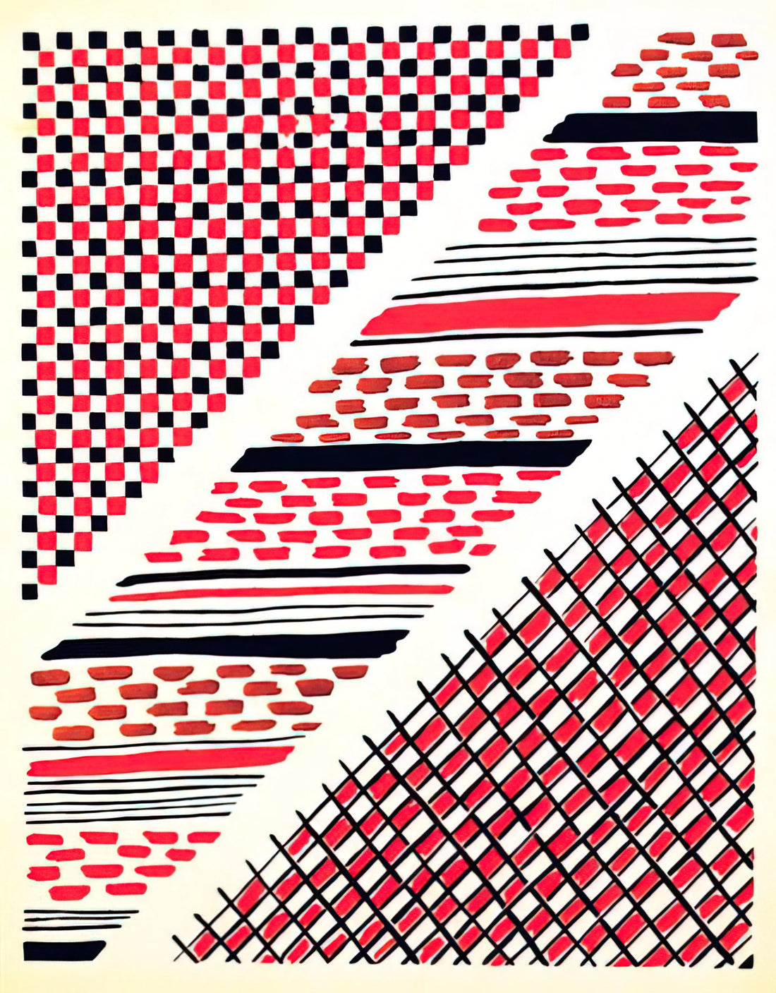 Sonia Delaunay Clothing: The Avant-Garde Fusion of Art and Fashion - COMPOSITION 13 by Sonia Delaunay