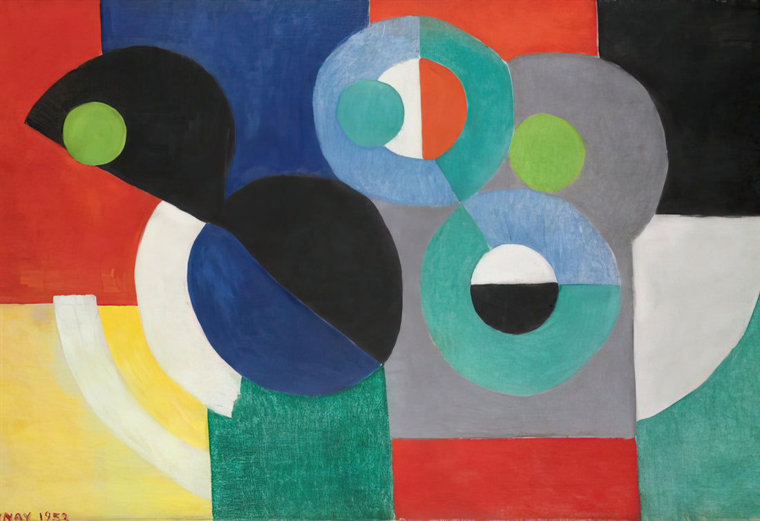 Sonia Delaunay Prints: A Vibrant Legacy of Orphism and Modernist Innovation - RYTHME COLORE by Sonia Delaunay