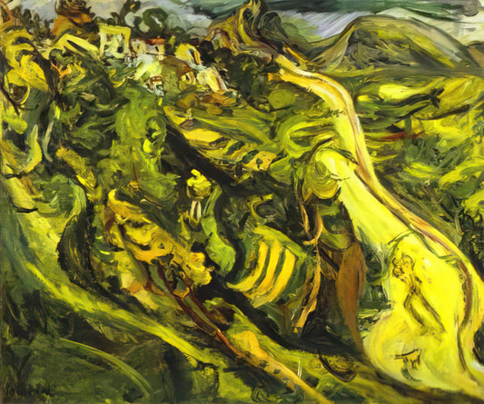 Soutine Paintings for Sale: A Collector's Guide to the Expressionist Master - ROAD AT CAGNES by Chaim Soutine