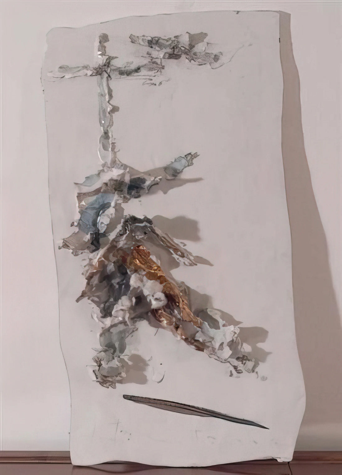 Spatial Concept Painting: The Revolutionary Art of Lucio Fontana - Deposition - 1955 by Lucio Fontana