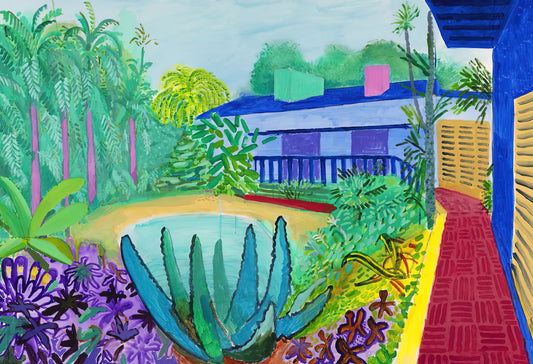 Splash David Hockney Sotheby's: The Story Behind the Iconic Pool Painting - David Hockney by David Hockney