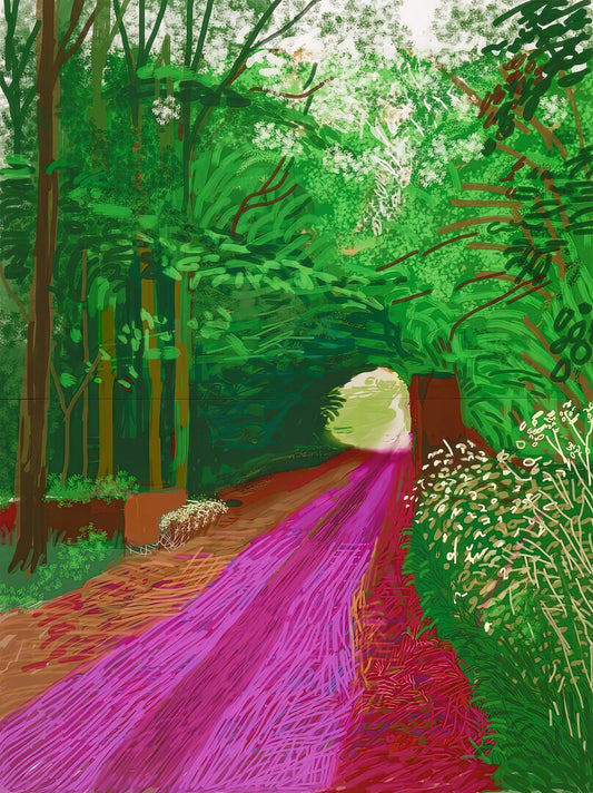 Spring Cannot Be Canceled: David Hockney's Enduring Ode to Renewal and Joy - David Hockney by David Hockney