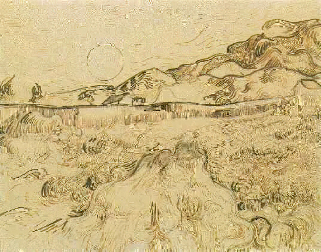 Starry Night Original Price: The Untold Story of Van Gogh's Masterpiece - Enclosed Wheat Field with Reaper by Vincent van Gogh