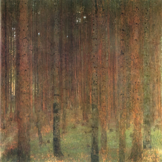 Stoclet Klimt: The Masterpiece Mosaic That Redefined Modern Art - PINE FOREST II by Gustav Klimt