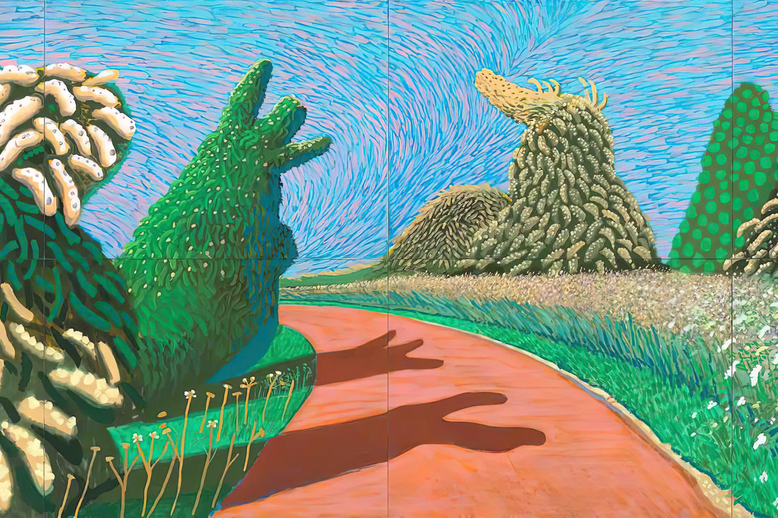 Sunbather David Hockney: A Radiant Study of Light, Leisure, and California Dreaming - David Hockney by David Hockney