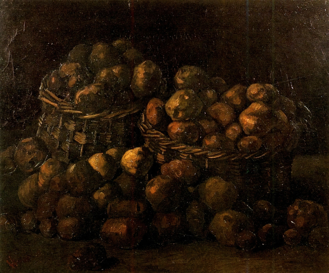 Sunflower Art Van Gogh: The Story Behind the Iconic Series - Baskets of Potatoes by Vincent van Gogh