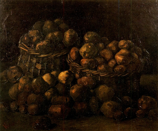 Sunflower Art Van Gogh: The Story Behind the Iconic Series - Baskets of Potatoes by Vincent van Gogh