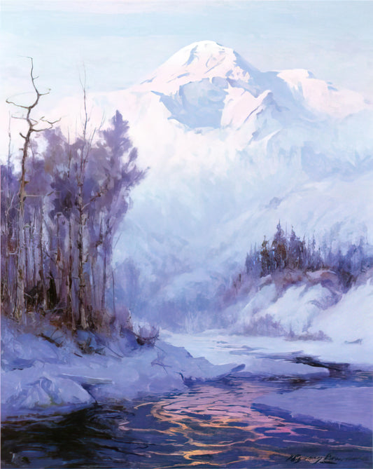 Sydney Laurence's Mt. McKinley: The Definitive Alaskan Masterpiece - The Breakup - Romanticism by Sydney Laurence
