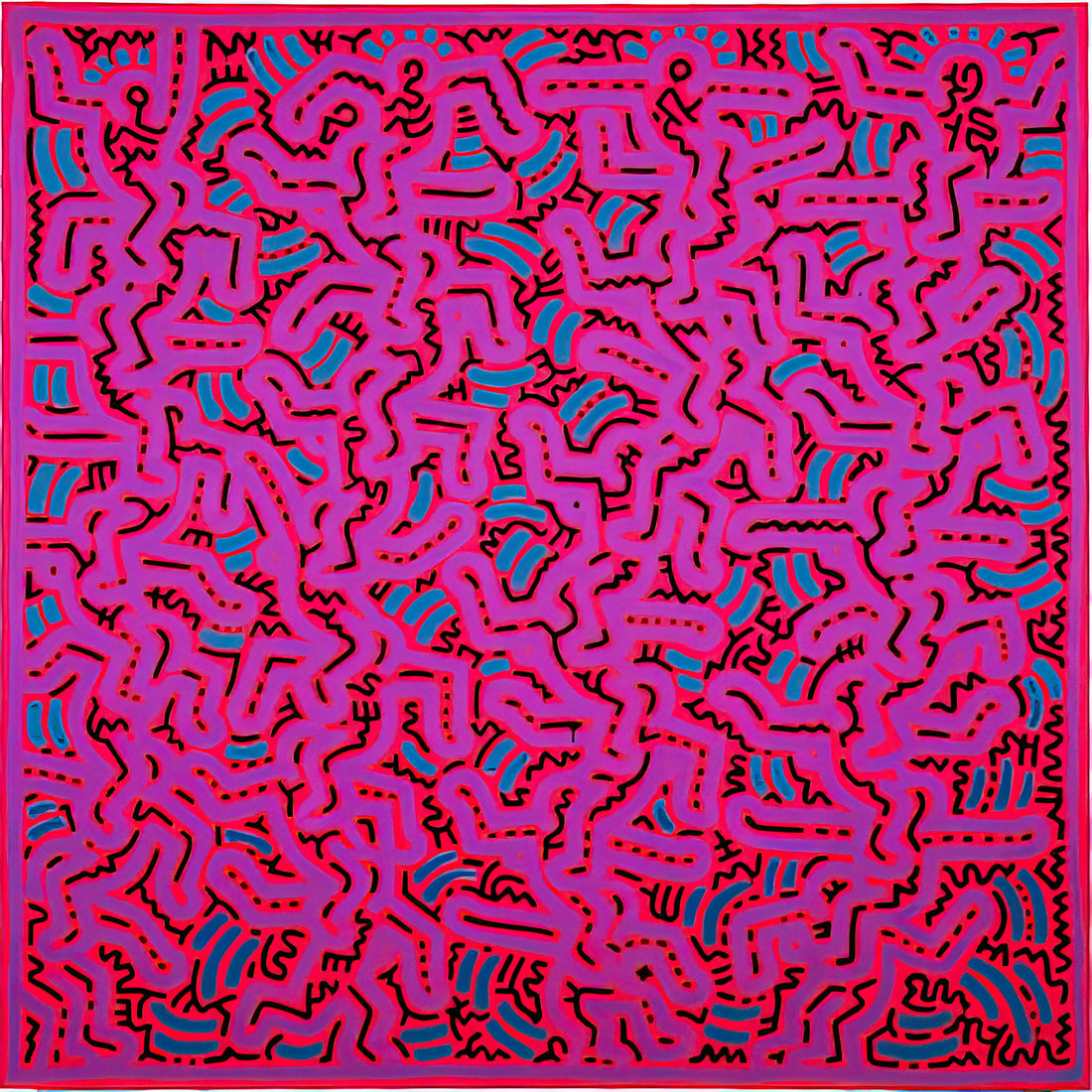 The Allure of the Tokyo Pop Aesthetic: Curating Your Own 'Shop' of Contemporary Japanese Art - UNTITLED 1984 by Keith Haring