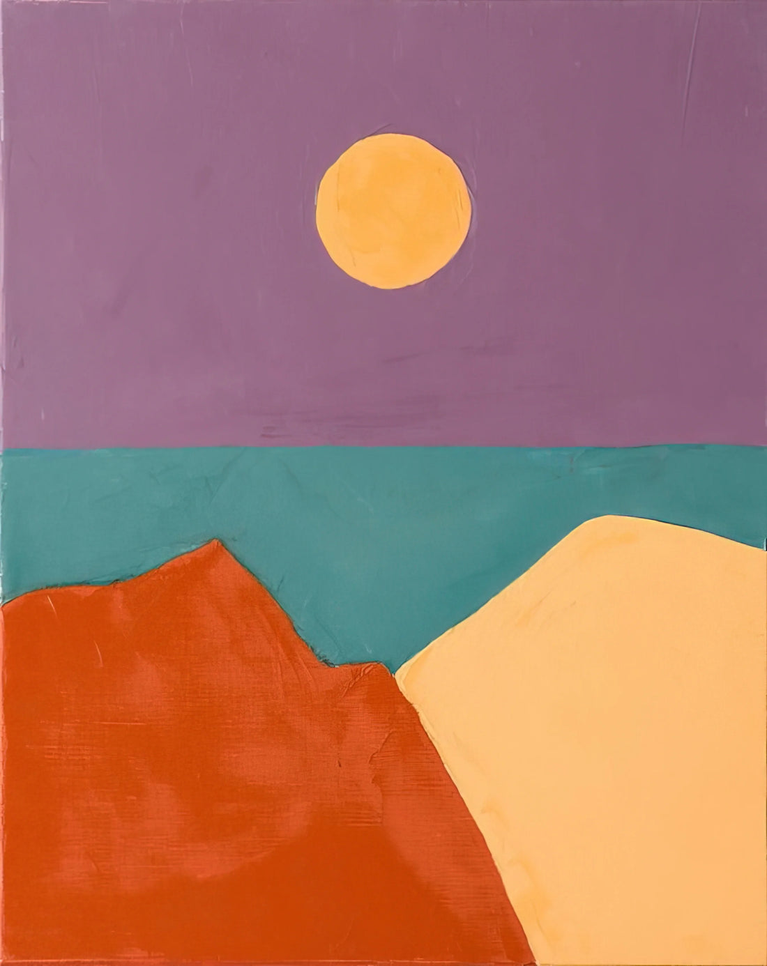 The Arab Apocalypse by Etel Adnan: A Poetic Masterpiece of Resistance and Vision - Untitled - 2015 by Etel Adnan