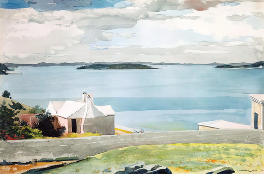 The Blue Boat by Winslow Homer: An Expert Analysis of Maritime Mastery - INLAND WATER BERMUDA by Winslow Homer