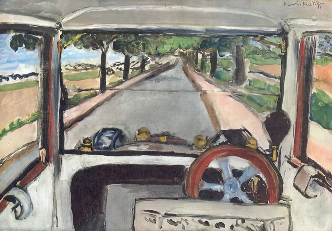 The Enduring Allure of the Matisse Woman Print: A Collector's Guide to Fauvist Masterpieces - THE WINDSHIELD 1917 0 by Henri Matisse