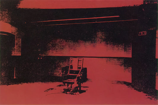 The Enduring Bloom: Exploring Andy Warhol Flowers 1970 - Early electric chair by Andy Warhol