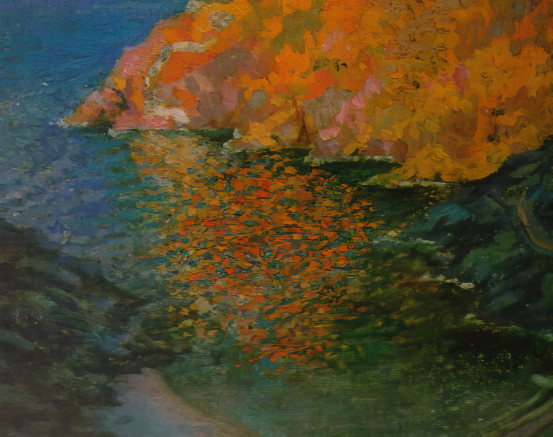 The Enduring Fascination of the Salvador Dalí Elephant Print: A Surrealist Icon Explored - SMALL ROCKY BAY OF NANS CADAQUES 1921 by Salvador Dali